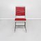 Mid-Century French Red Leather & Steel Chair by Jean Prouvé for Tecta, 1980s 2