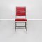 Mid-Century French Red Leather & Steel Chair by Jean Prouvé for Tecta, 1980s, Image 2