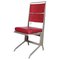 Mid-Century French Red Leather & Steel Chair by Jean Prouvé for Tecta, 1980s 1