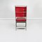 Mid-Century French Red Leather & Steel Chair by Jean Prouvé for Tecta, 1980s, Image 5