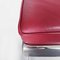 Mid-Century French Red Leather & Steel Chair by Jean Prouvé for Tecta, 1980s 10