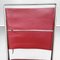 Roter französischer Mid-Century Leder & Stahl Stuhl von Jean Prouvé für Tecta, 1980er 13