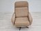 Danish Wool Swivel Armchair With Footstool, 1970s, Set of 2, Image 15