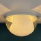 Handblown Asymmetrical White Murano Glass Ceiling or Wall Lamp by Carlo Nason for Mazzega, Italy, 1970s 10