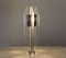 Sculptural Acrylic Glass & Stainless Steel Table Lamp by Philippe Jean, France, 1970 3