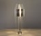 Sculptural Acrylic Glass & Stainless Steel Table Lamp by Philippe Jean, France, 1970, Image 3