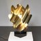 Sculptural Brass Table Lamp by Philippe Jean, France, 1970, Image 5
