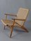 Early Edition CH25 Lounge Chair by Hans J Wegner for Carl Hansen & Son, Denmark, Image 1