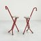 Ulisse Folding Stools by Ivan Loss for Sandrigarden, 1980s, Set of 2, Image 2