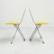 Yellow Dafne Folding Chairs by Gastone Rinaldi for Thema, 1970s, Set of 2, Image 3