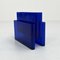 Blue Magazine Rack by Giotto Stoppino for Kartell, 1970s, Image 1