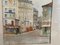 A. Paly, Parisian Street Scene with Berlin Bar, Watercolor, Framed 2