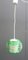 Green & White Plastic Wire Pendant Lamp, 1960s 2