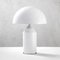 Table Lamp in White Painted Metal by Vico Magistretti for Oluca, 1970s 1