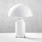 Table Lamp in White Painted Metal by Vico Magistretti for Oluca, 1970s, Image 2