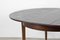 Mid-Century Round Extendable Teak Dining Table, 1960s, Image 2