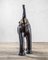 Escultura de elefante italiana, años 60, papel maché y cuero, Imagen 3