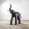 Escultura de elefante italiana, años 60, papel maché y cuero, Imagen 1