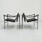 LC1 Armchairs by Le Corbusier for Cassina, 1970s, Set of 2 3