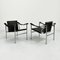 LC1 Armchairs by Le Corbusier for Cassina, 1970s, Set of 2 2