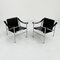 LC1 Sessel von Le Corbusier für Cassina, 1970er, 2er Set 1