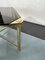 Modernist Solid Brass and Glass Coffee Table, Italy, 1970s, Image 8