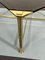 Modernist Solid Brass and Glass Coffee Table, Italy, 1970s 16