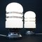 Space Age Table Lamps in Chrome & Milk Glass, 1960s, Set of 2, Image 3