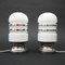 Space Age Table Lamps in Chrome & Milk Glass, 1960s, Set of 2 1