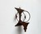 Mid-Century Danish Brutalist Metal Wall Sculpture and Candle Holder by Henrik Horst, 1960s, Image 2