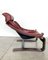 Red Leather Kroken Lounge Chair by Åke Fribytter for Nelo, Sweden 3