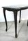 Handmade Chippendale Style Black & Colored Epoxy Resin Nesting Tables, 1940s, Set of 3 7