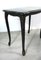 Handmade Chippendale Style Black & Colored Epoxy Resin Nesting Tables, 1940s, Set of 3, Image 7