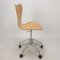 Sedia girevole da ufficio modello 3117 di Arne Jacobsen per Fritz Hansen, 1994, Immagine 6
