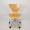 Silla giratoria de oficina modelo 3117 de Arne Jacobsen para Fritz Hansen, 1994, Imagen 4