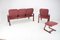 Czechoslovakian Living Room Set in Leather from Ton, 1980, Set of 3, Image 3