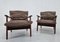 Mid-Century Danish Lounge Chairs in Leather, 1970s, Set of 2 11