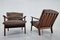 Mid-Century Danish Lounge Chairs in Leather, 1970s, Set of 2 12