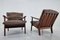 Mid-Century Danish Lounge Chairs in Leather, 1970s, Set of 2, Image 12