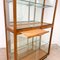 Vintage Display Cabinet in Oak with Foxed Mirror 4