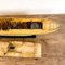 Vintage Model Boat in Painted Wood with Motor 16