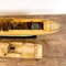 Vintage Modell Boat aus lackiertem Holz mit Motor 16