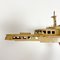 Vintage Modell Boat aus lackiertem Holz mit Motor 21