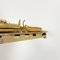 Vintage Modell Boat aus lackiertem Holz mit Motor 23