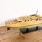 Vintage Model Boat in Painted Wood with Motor 11