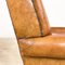 Antique Lounge Chair in Sheep Leather with Deep Seat, Image 3