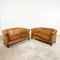 Vintage Dutch Club Sofas in Sheep Leather, Set of 2 1