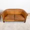 Vintage Dutch Club Sofas in Sheep Leather, Set of 2 8