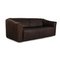 Brown Leather DS 47 Two-Seater Sofa from De Sede 8