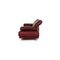 Dark Red Model 2400 Two-Seater Leather With Relax Function from Rolf Benz 10